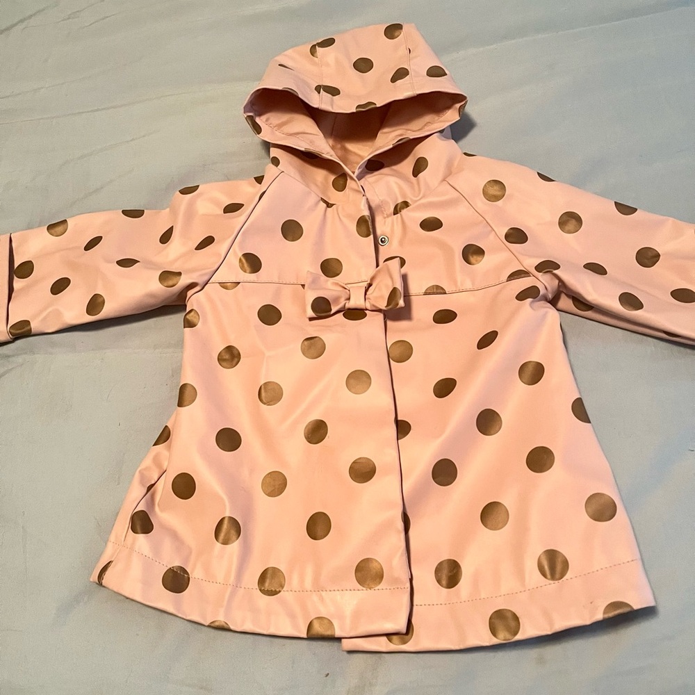 Polka Dot Toddler Girl’s Raincoat